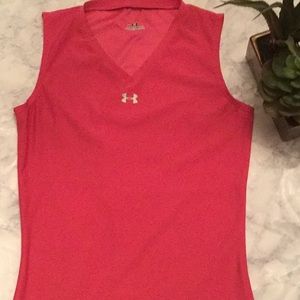 UnderArmour Pink Sleeveless TShirt - Size S